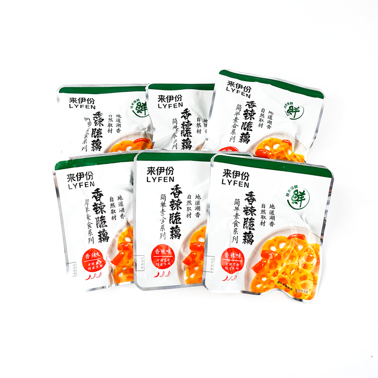 LYFEN Spicy Crispy Lotus Roots 来伊份 香辣脆藕 150g / 5.29oz