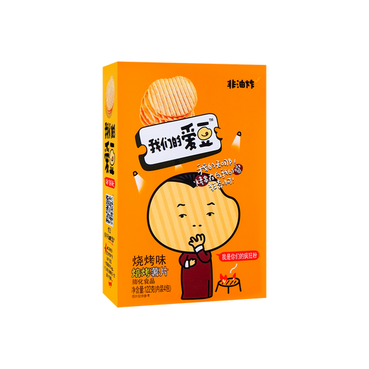 V-Loong Potato Chips BBQ Flavor 122g / 4.3oz 伟龙 烧烤味薯片