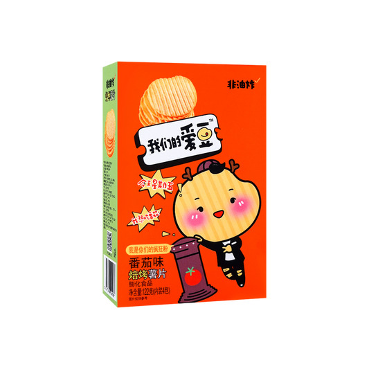 V-Loong Potato Chips Tomato Flavor 122g / 4.3oz 伟龙 番茄味薯片