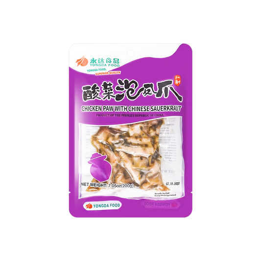 YONG DA Chicken Paw with Chinese Sauerkraut 200g