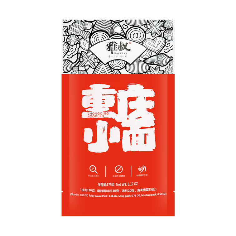 YaShu Chongqing Noodles 雅叔 重庆小面 175g / 6.17oz