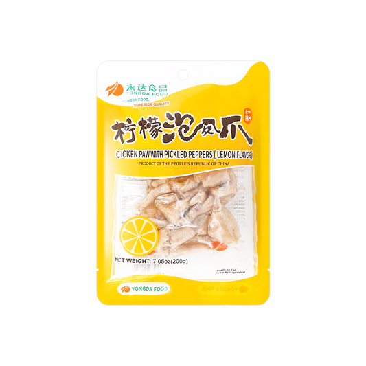 YONG DA Chicken Paw with Lemon Flavor 200g