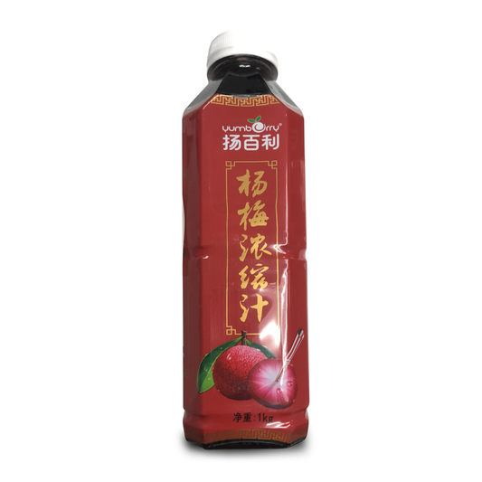 Yumberry Plum Juice Syrup 杨梅浓缩汁 1000ml / 35.3oz