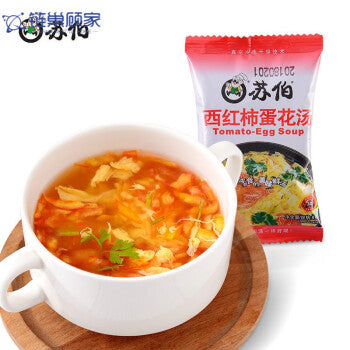 Subo Chart of Instant Egg Soup (Tomato) 苏伯 西红柿蛋花汤 32g / 1.12oz