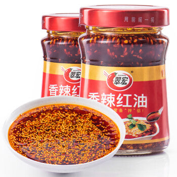 CUI HONG Red Hot Chili Oil 翠宏 香辣红油 200g / 7.05oz