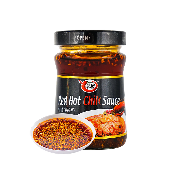 CUI HONG Red Hot Chili Sauce  翠红 红油拌菜料 200g / 7.05oz