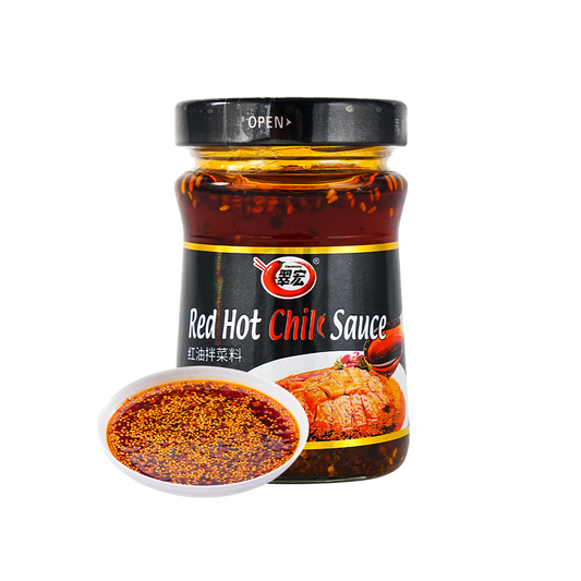 CUI HONG Red Hot Chili Sauce  翠红 红油拌菜料 200g / 7.05oz