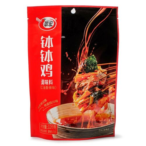 CUI HONG Red Chili Oil for Boboji 翠红 钵钵鸡调味料(红油香辣味) 320g / 11.29oz