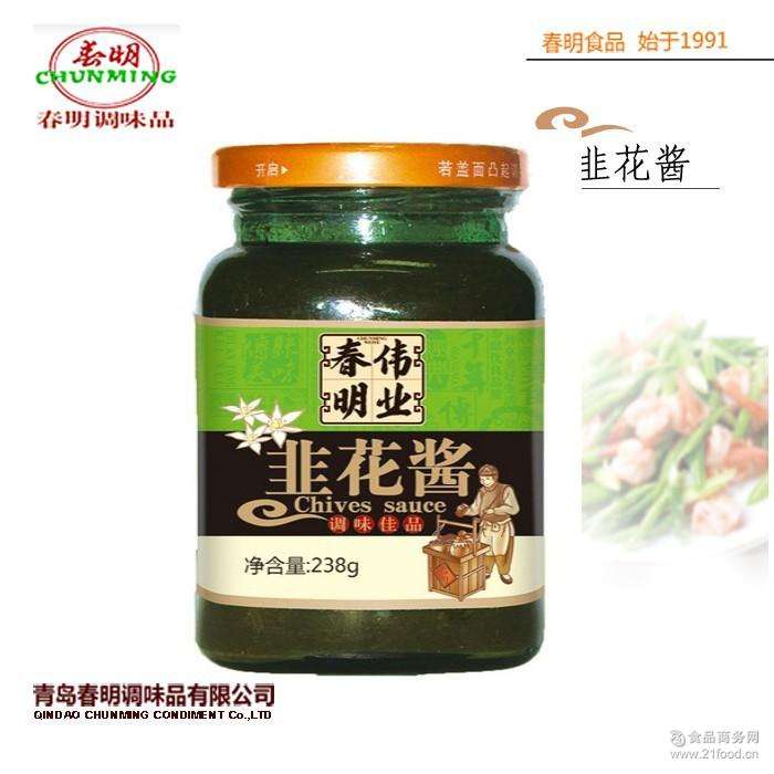 Chun Ming Leek Flower Sauce 春明伟业 韭花酱 238g / 8.5oz