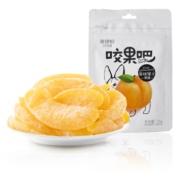 LYFEN Dried Yellow Peach 来伊份 黄桃果干 70g / 2.47oz