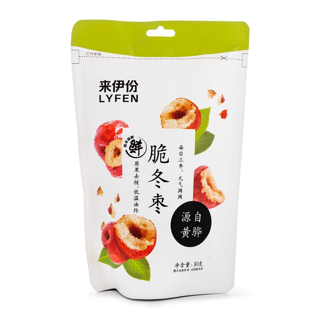 LYFEN Preserved Crispy Jujube 来伊份 脆冬枣 90g / 3.17oz