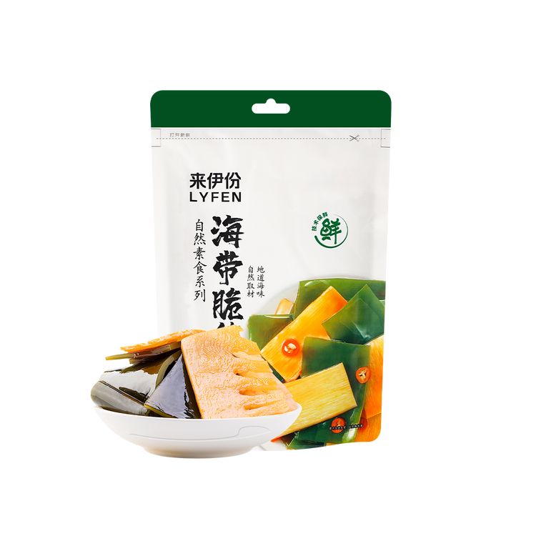 LYFEN Kelp Crispy Bamboo Shoots 来伊份 海带脆笋 160g / 5.64oz