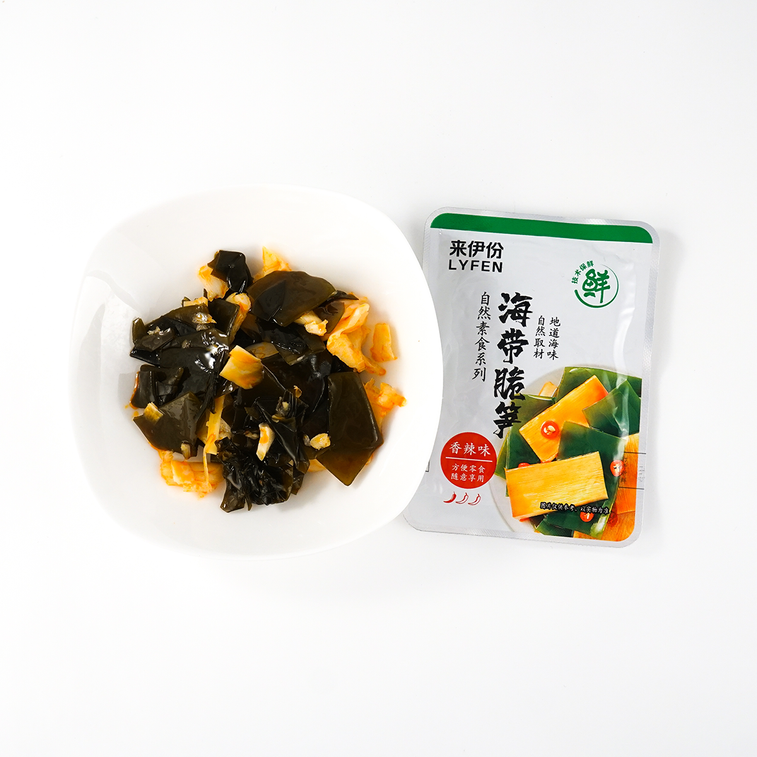 LYFEN Kelp Crispy Bamboo Shoots 来伊份 海带脆笋 160g / 5.64oz