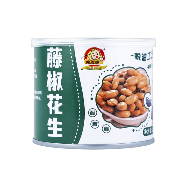 Maxiangzui Peanuts (Green Pepper Flavor) 麻香嘴 藤椒花生 155g / 5.46oz