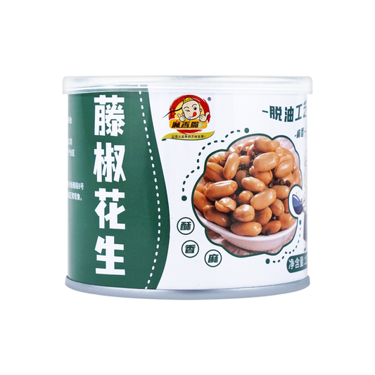 Maxiangzui Peanuts (Green Pepper Flavor) 麻香嘴 藤椒花生 155g / 5.46oz
