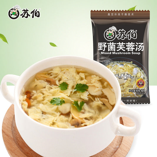 Subo Chart of Mushroom Egg Soup 苏伯 野菌芙蓉汤 48g / 1.69oz