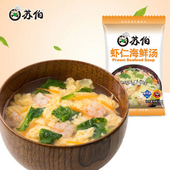 Subo Chart of Shrimp Seafood Soup 苏伯 虾仁海鲜汤 40g / 1.41oz