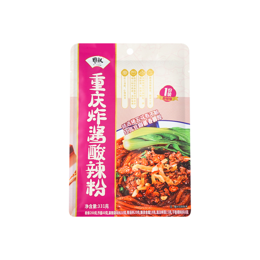 YaShu Chongqing Fried Sauce Hot & Sour Sweet Photo Noodles 雅叔 炸酱酸辣粉 331g / 11.67oz