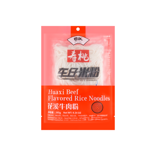 YaShu Huaxi Beef Flavored Rice Noodles 雅叔 花溪牛肉粉 265g / 9.35oz