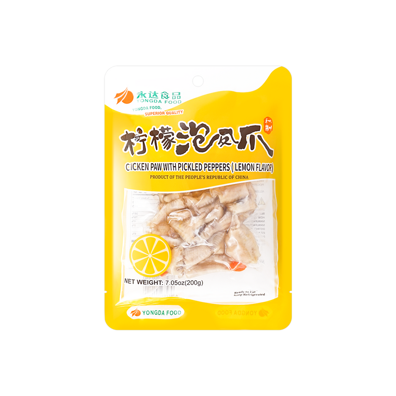 YONG DA Chicken Paw with Lemon Flavor 200g