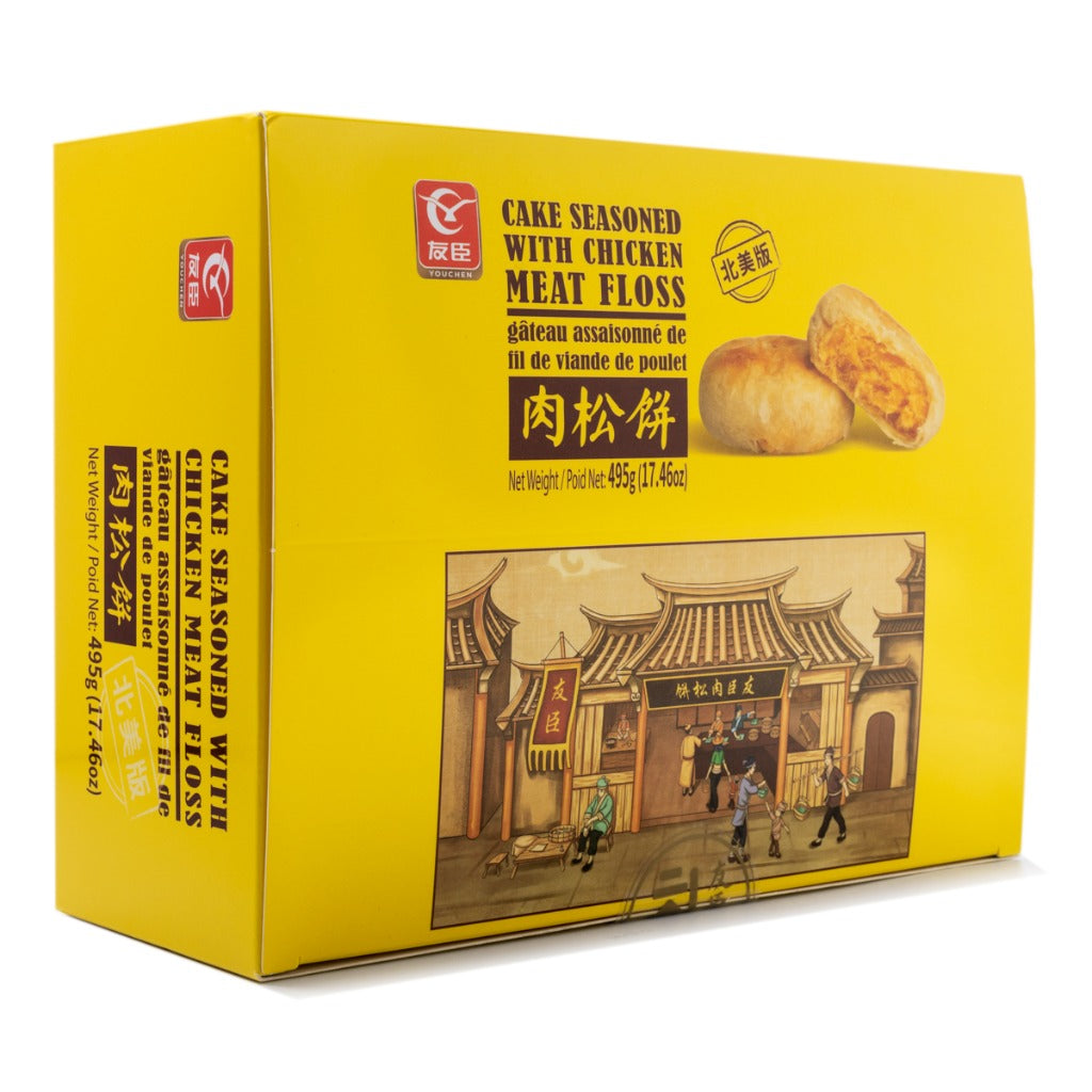 Youchen Cake Seasoned with Chicken Meat Floss (495g) 友臣 肉鬆餅